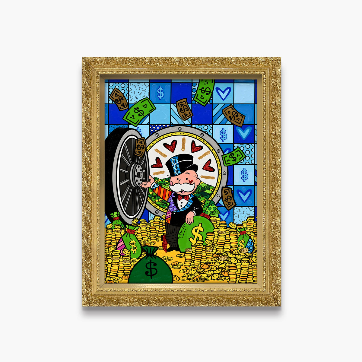 Making A Fortune - Mixed Media Original