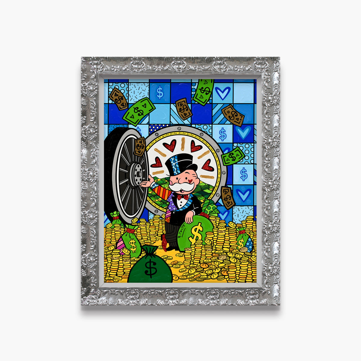 Making A Fortune - Mixed Media Original