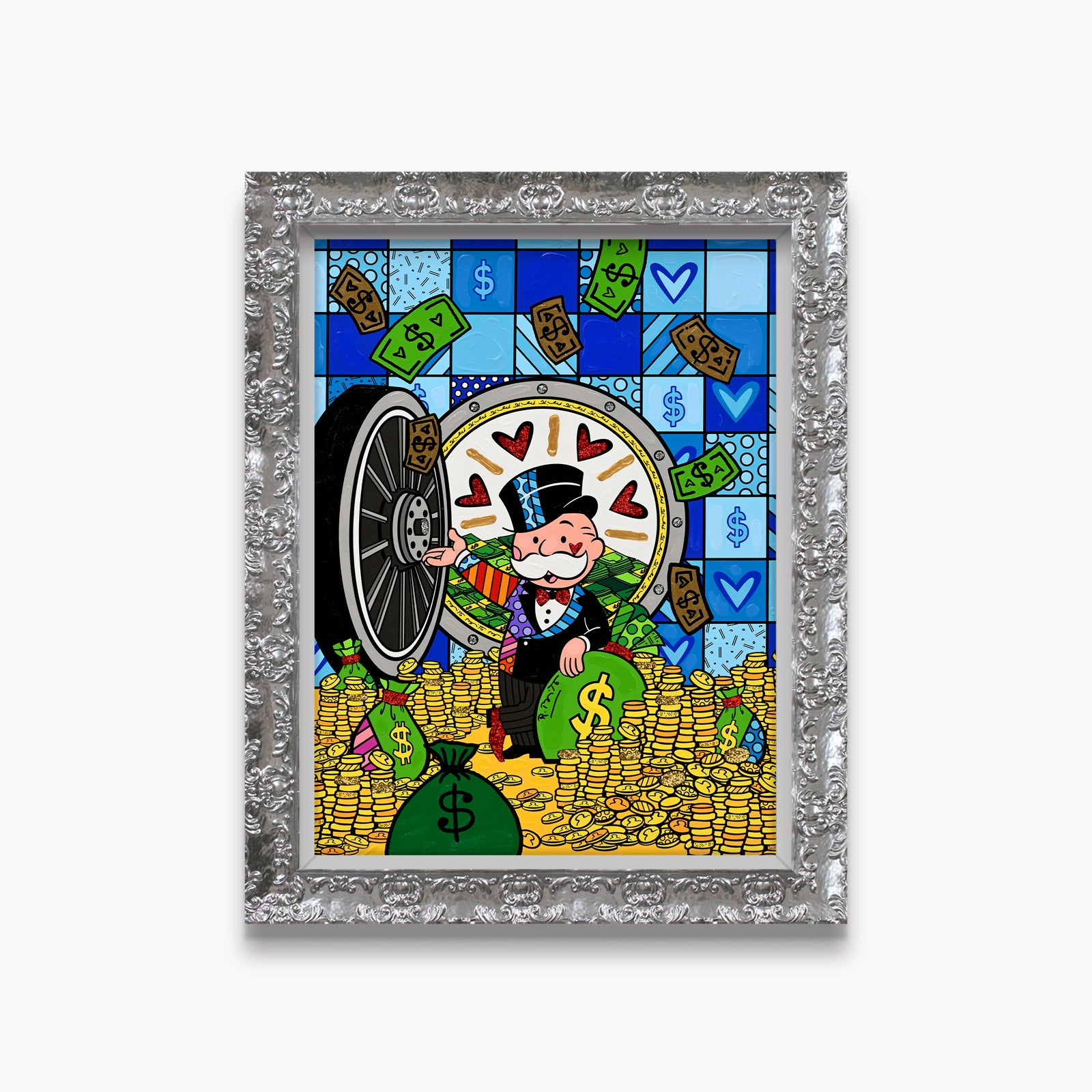 Making A Fortune - Mixed Media Original