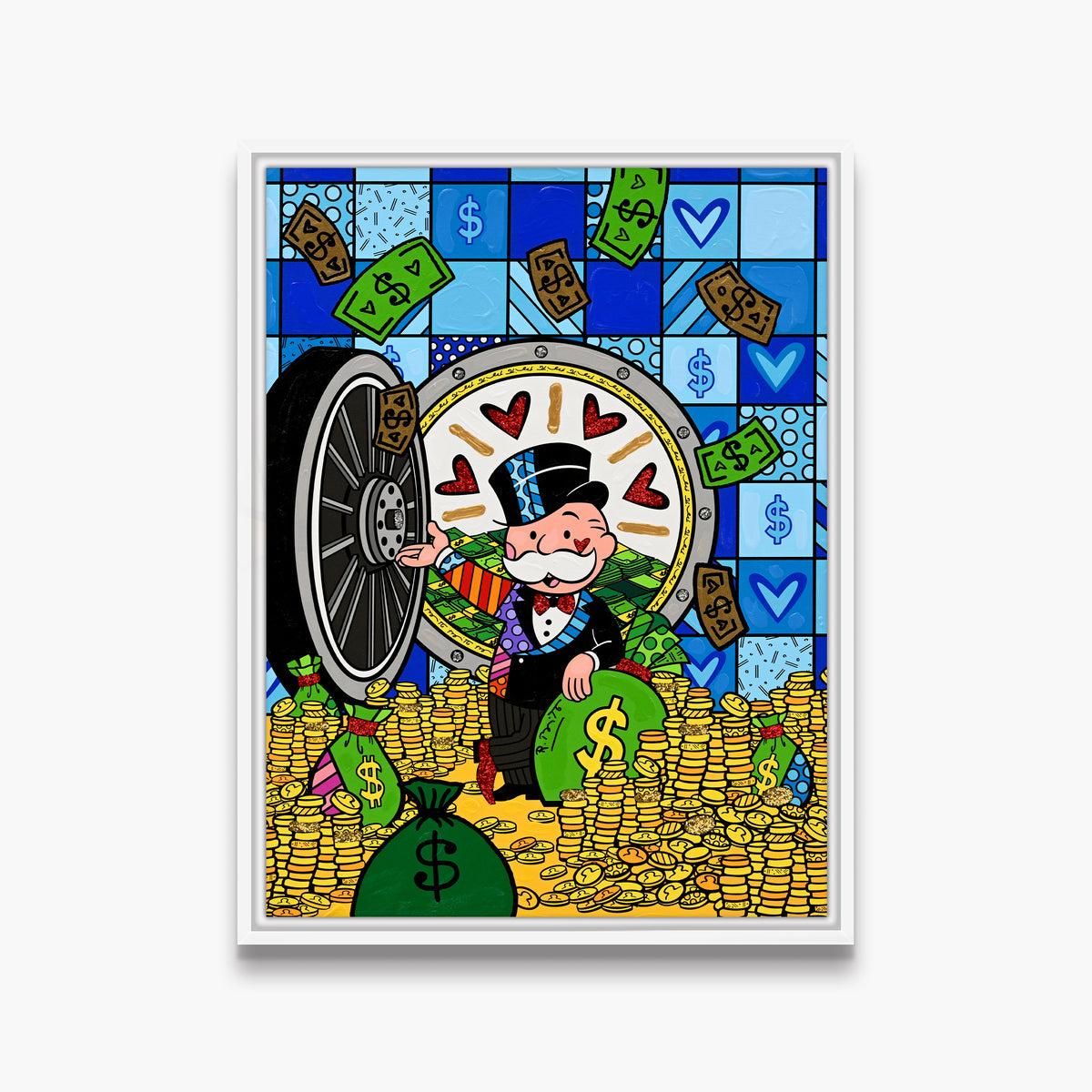 Making A Fortune - Mixed Media Original
