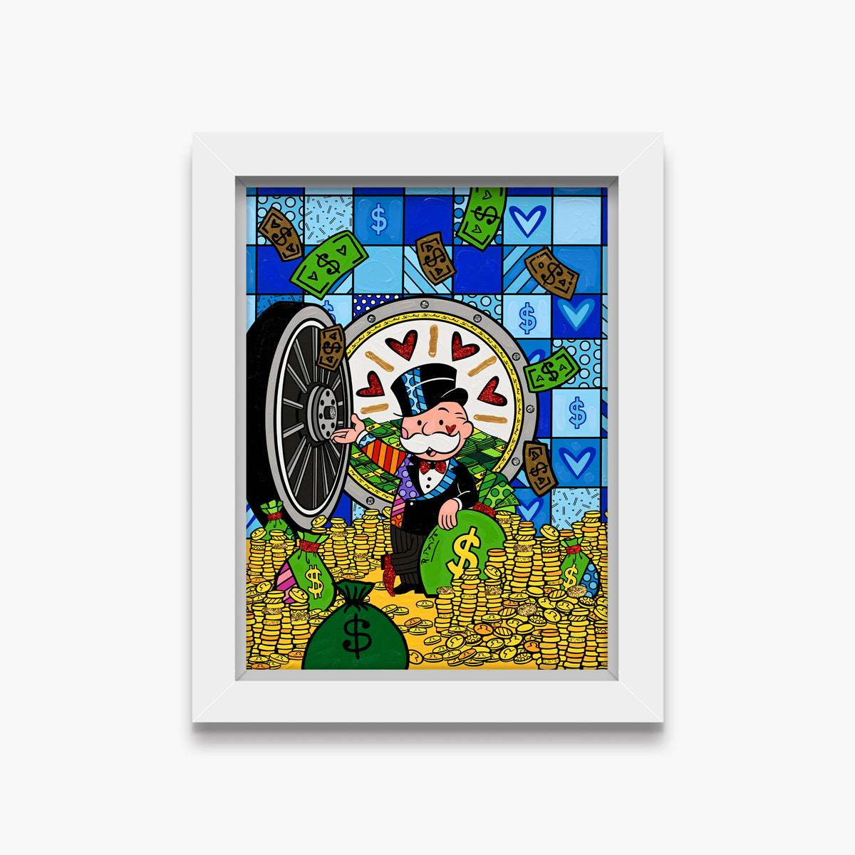 Making A Fortune - Mixed Media Original