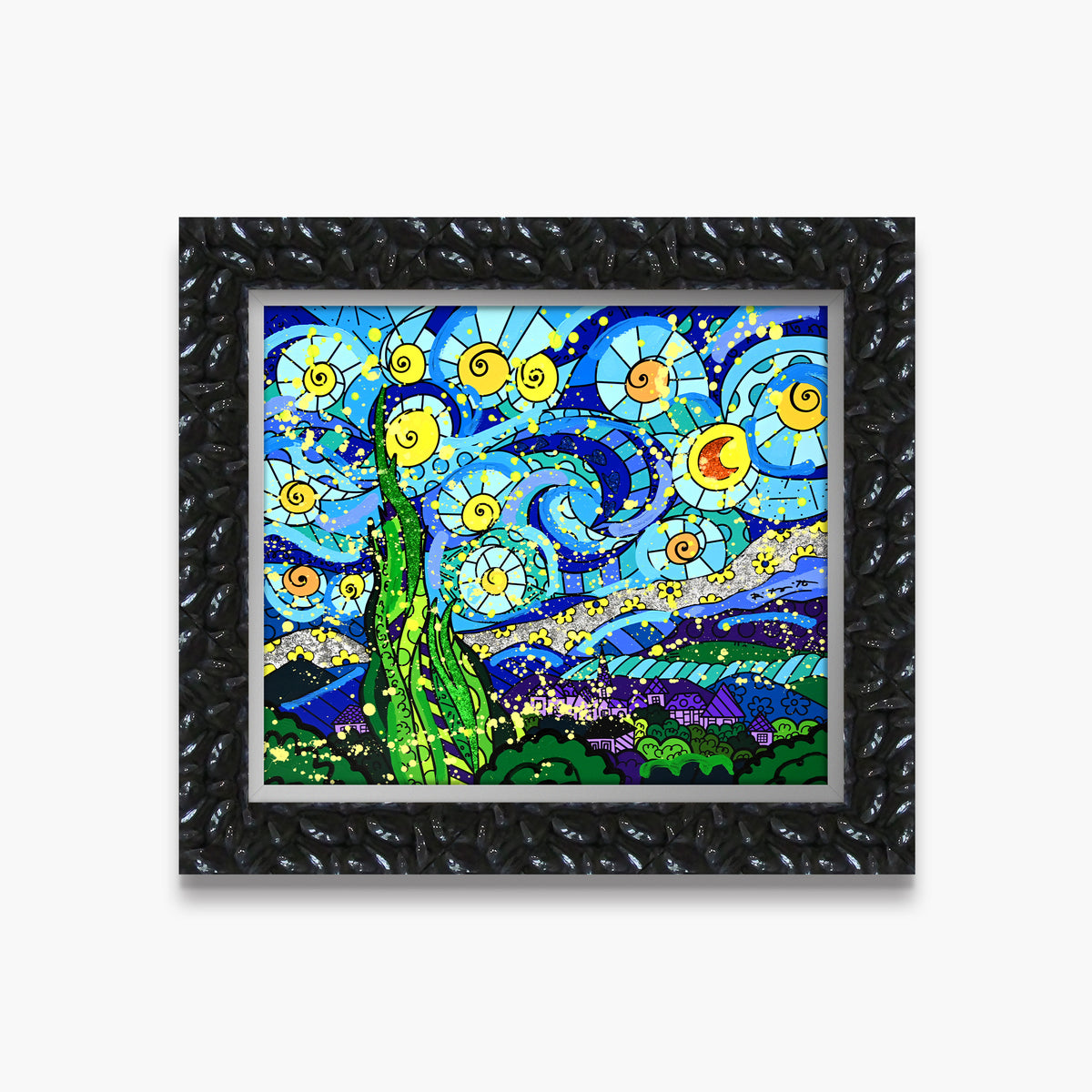 My Starry Night - Mixed Media Original