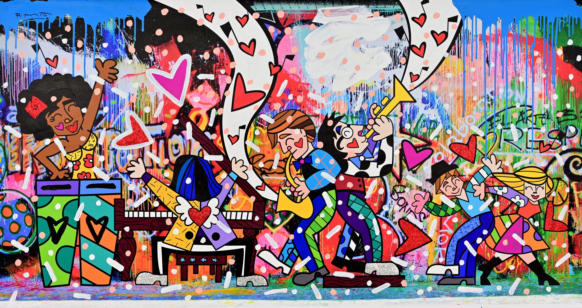 Bohemian Rhapsody - Mixed Media Original - Shop Britto