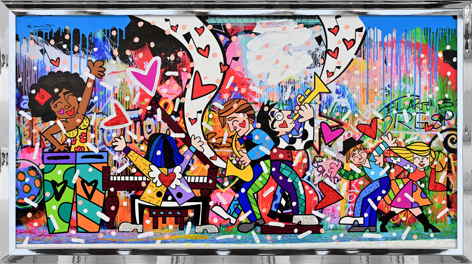 Bohemian Rhapsody - Mixed Media Original