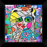 LOOK ME IN THE EYES -  Mixed Media Original