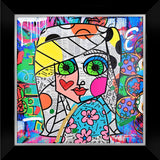 LOOK ME IN THE EYES -  Mixed Media Original