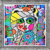 LOOK ME IN THE EYES -  Mixed Media Original