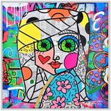 LOOK ME IN THE EYES -  Mixed Media Original