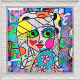 LOOK ME IN THE EYES -  Mixed Media Original