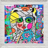 LOOK ME IN THE EYES -  Mixed Media Original