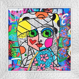 LOOK ME IN THE EYES -  Mixed Media Original