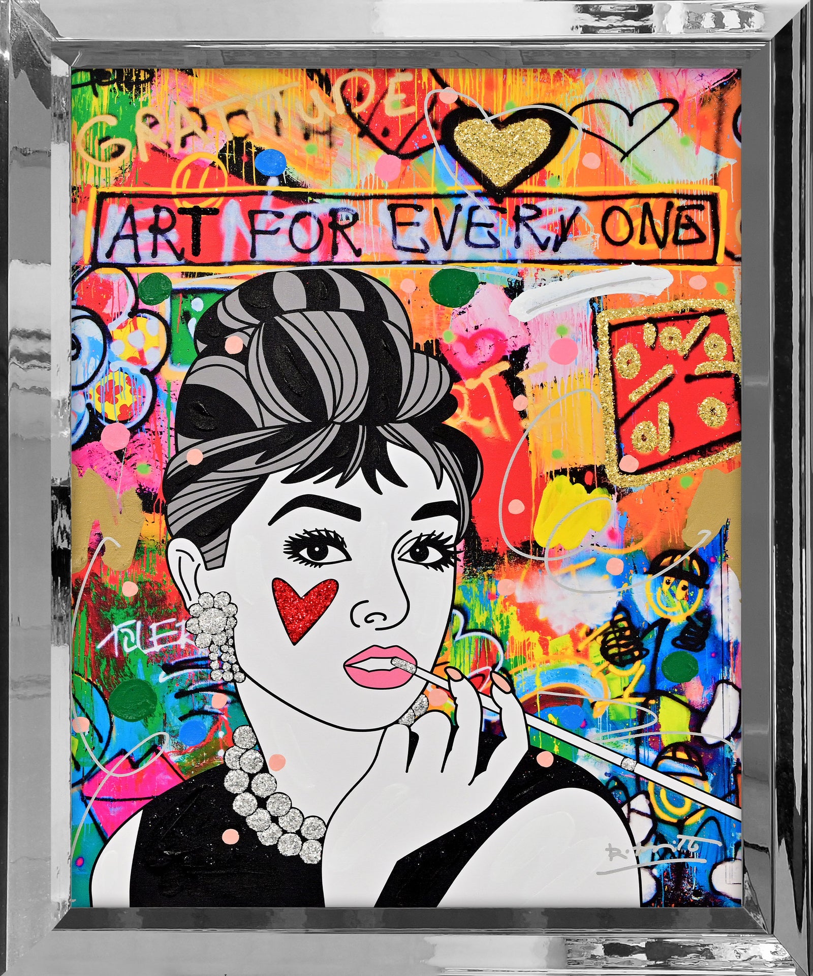 Breakfast At Tiffany's  - Mixed Media Original