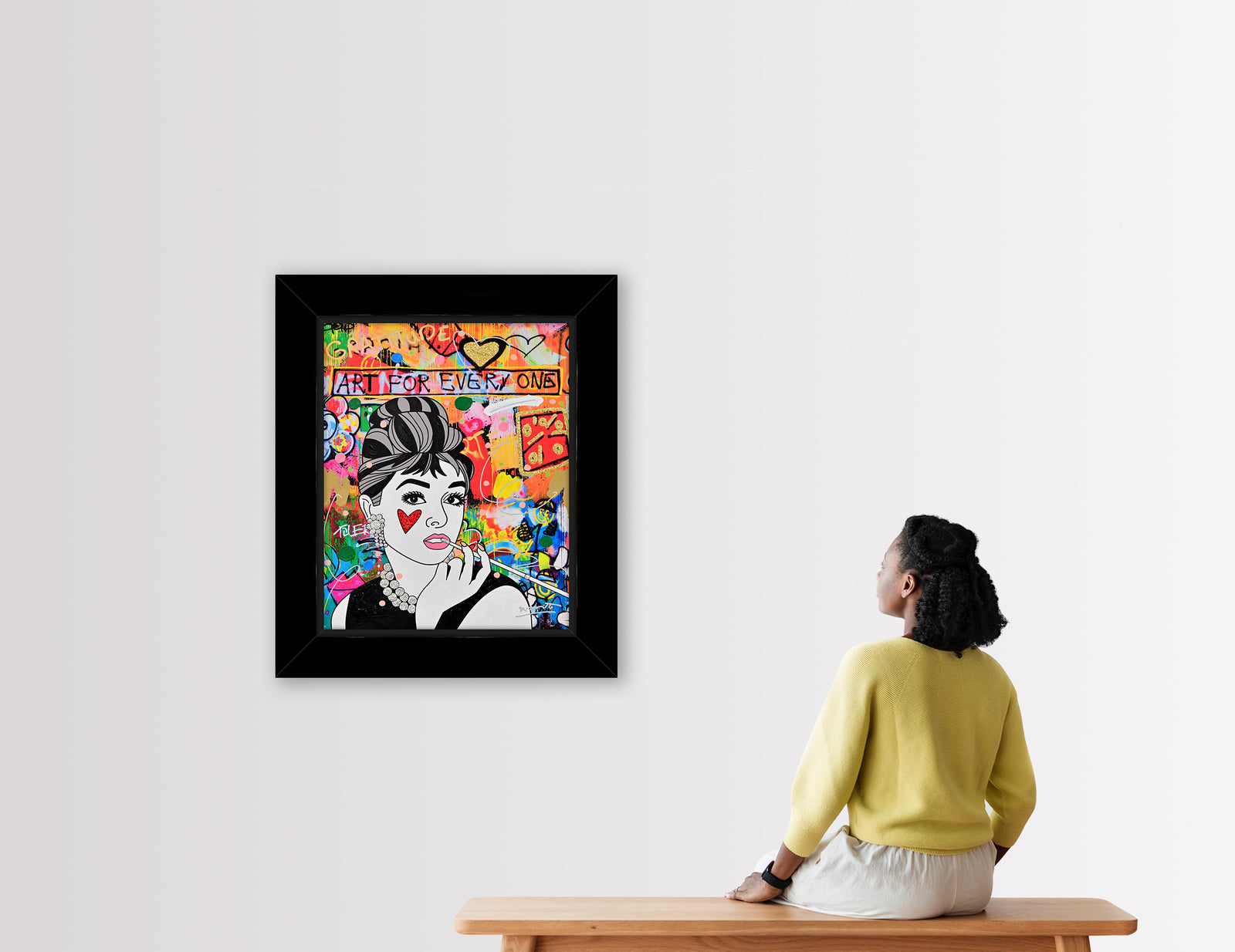 Breakfast At Tiffany's  - Mixed Media Original