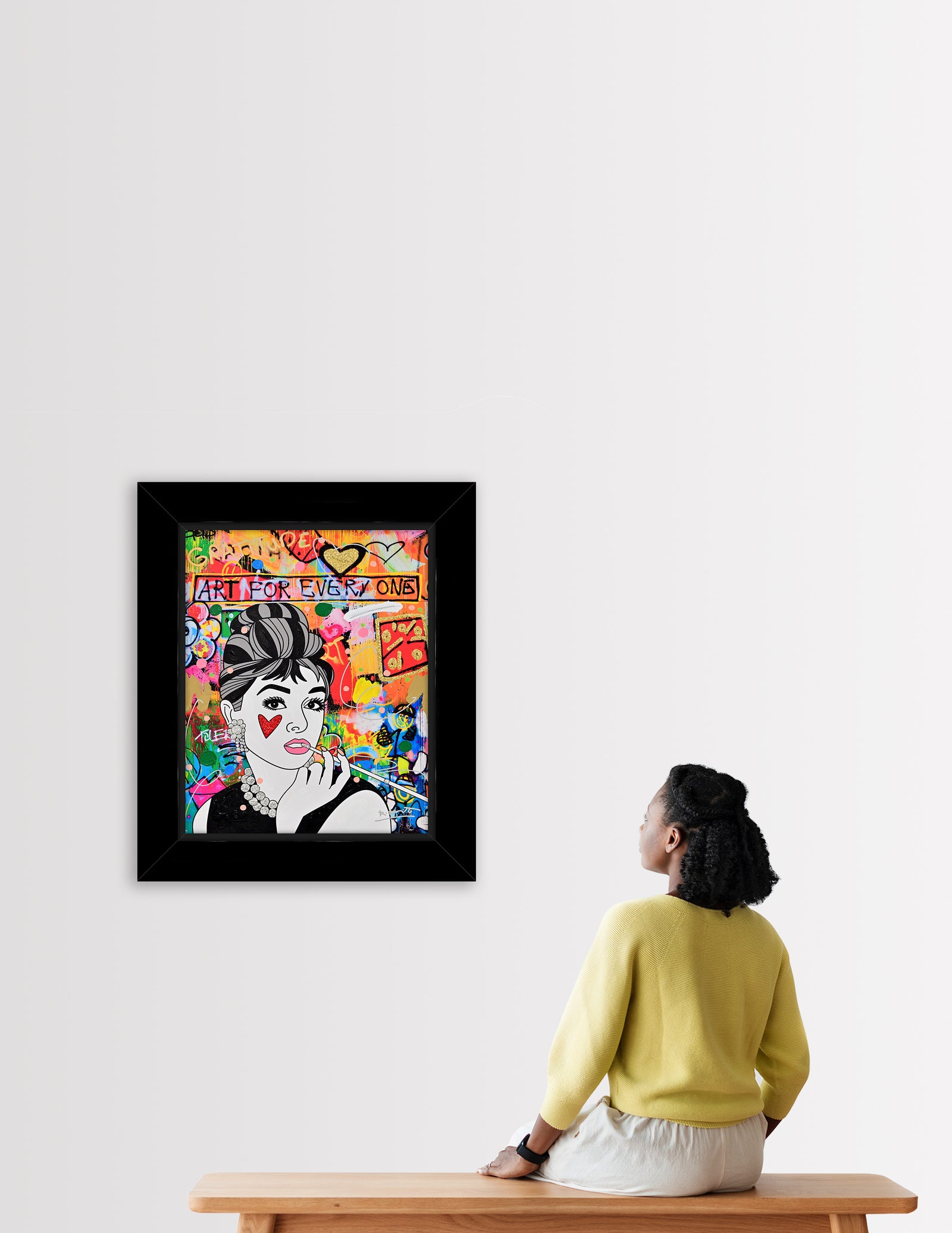 Breakfast At Tiffany's  - Mixed Media Original