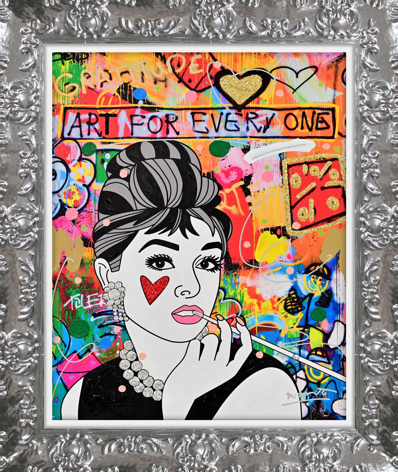 Breakfast At Tiffany's  - Mixed Media Original