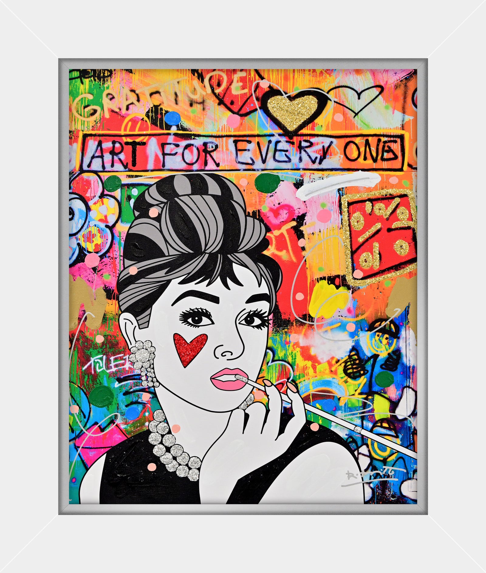 Breakfast At Tiffany's  - Mixed Media Original