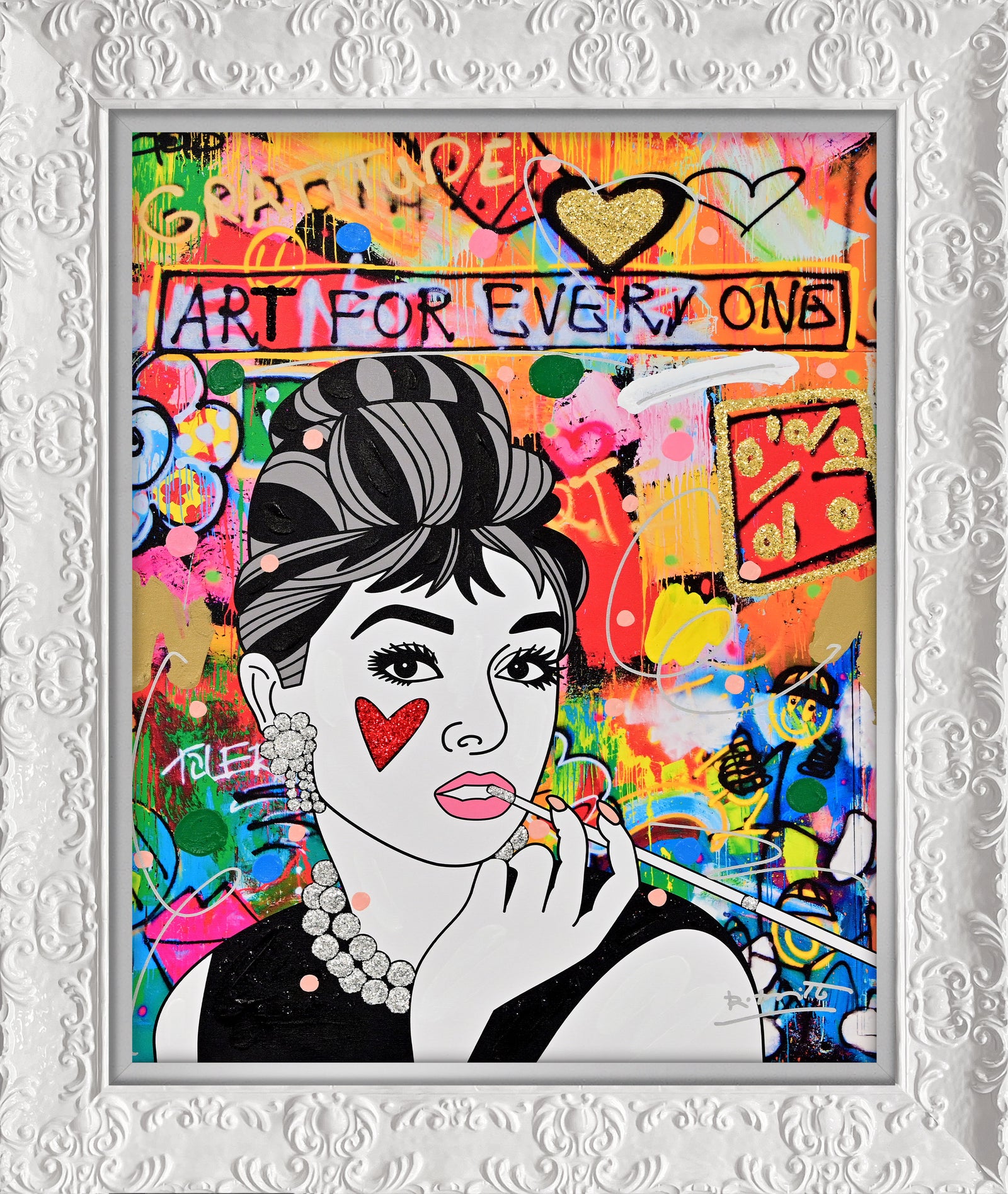 Breakfast At Tiffany's  - Mixed Media Original