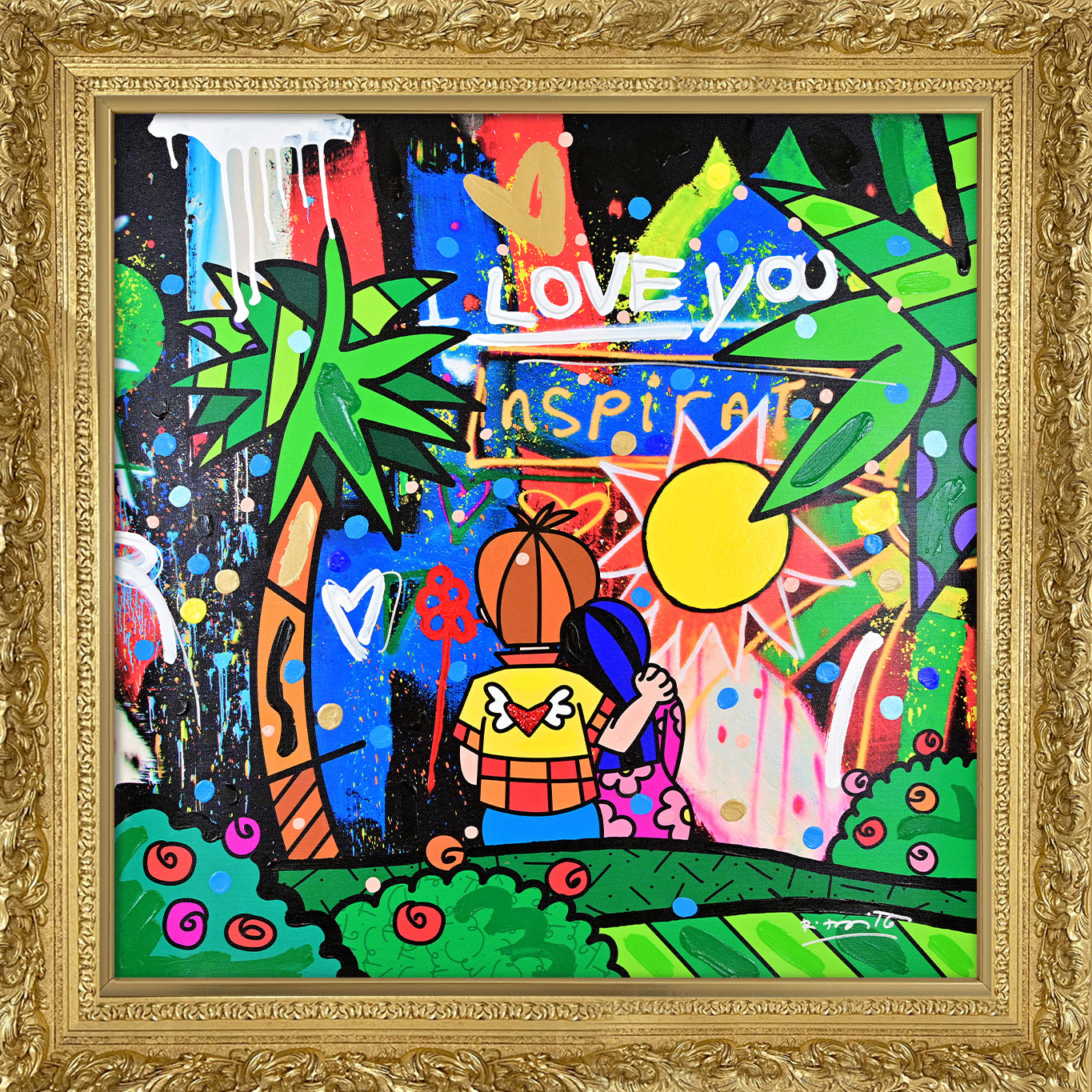 You Are My Sunshine - Mixed Media Original