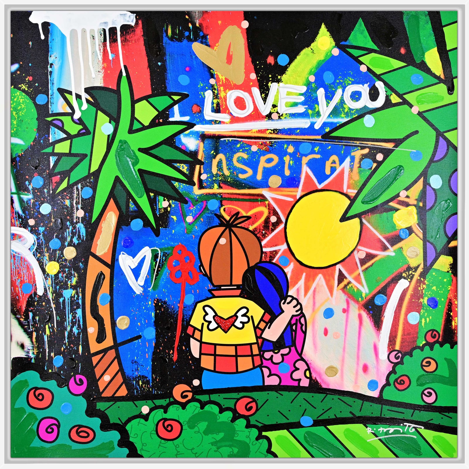 You Are My Sunshine - Mixed Media Original