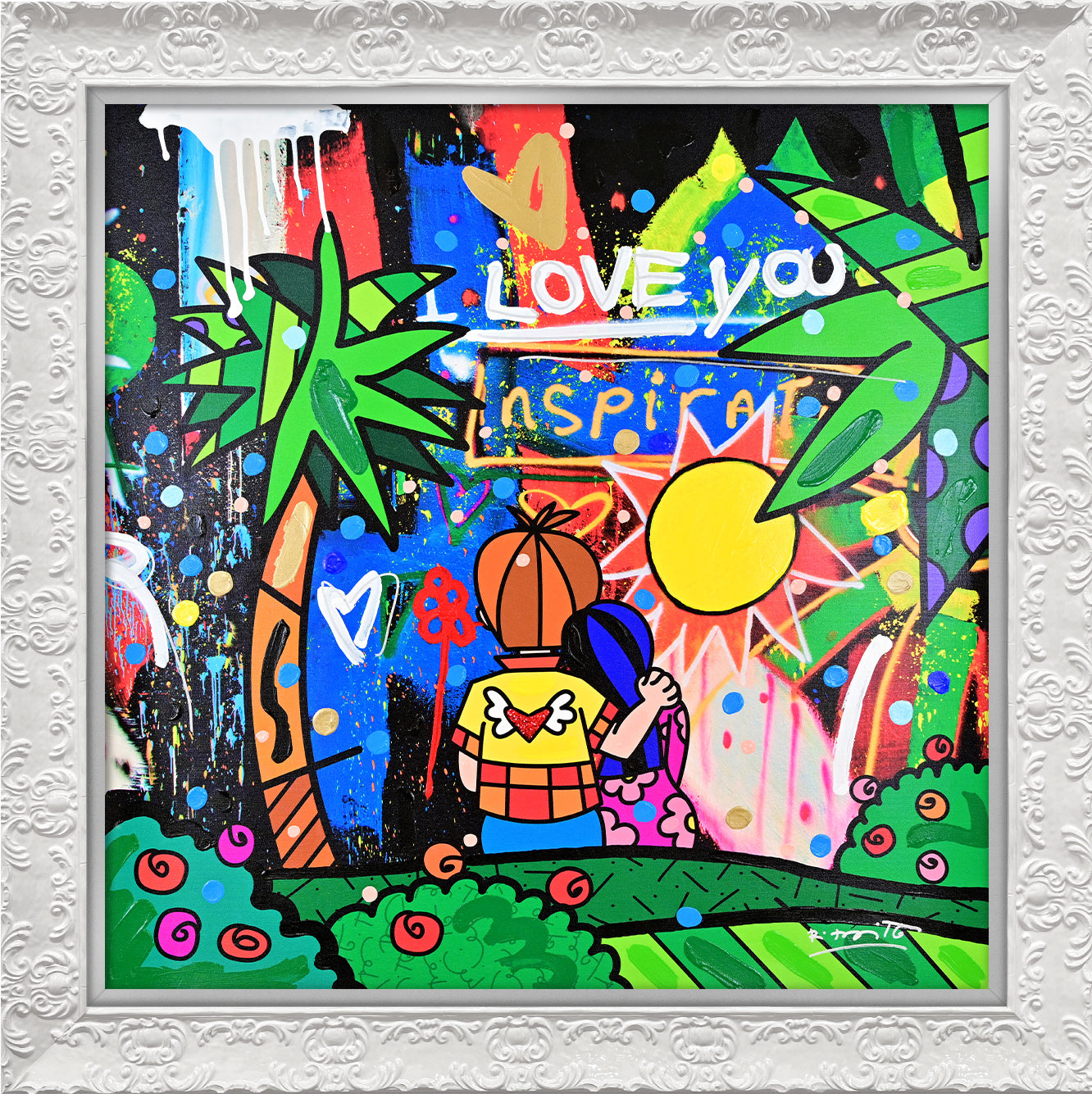 You Are My Sunshine - Mixed Media Original