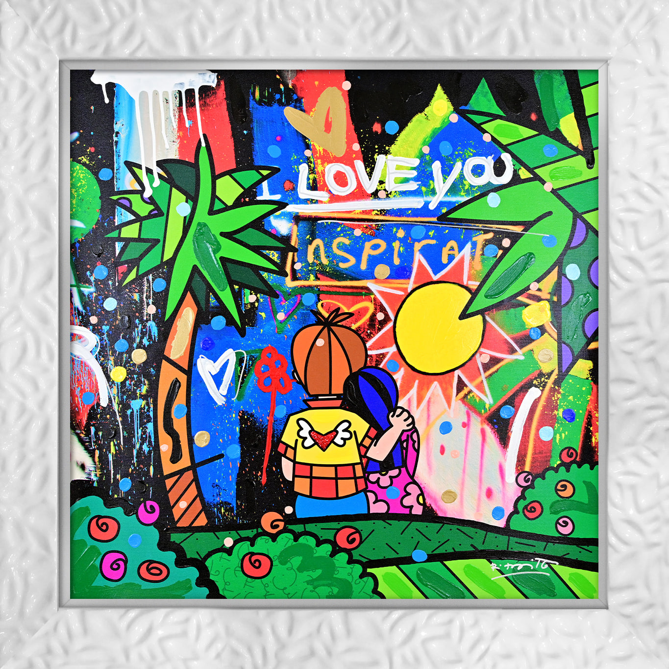 You Are My Sunshine - Mixed Media Original