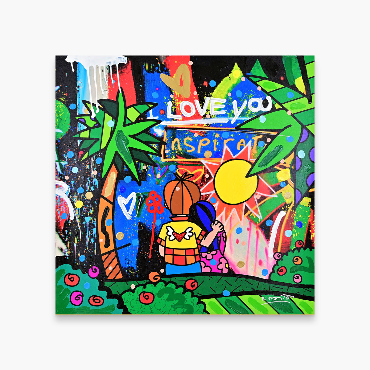 You Are My Sunshine - Mixed Media Original