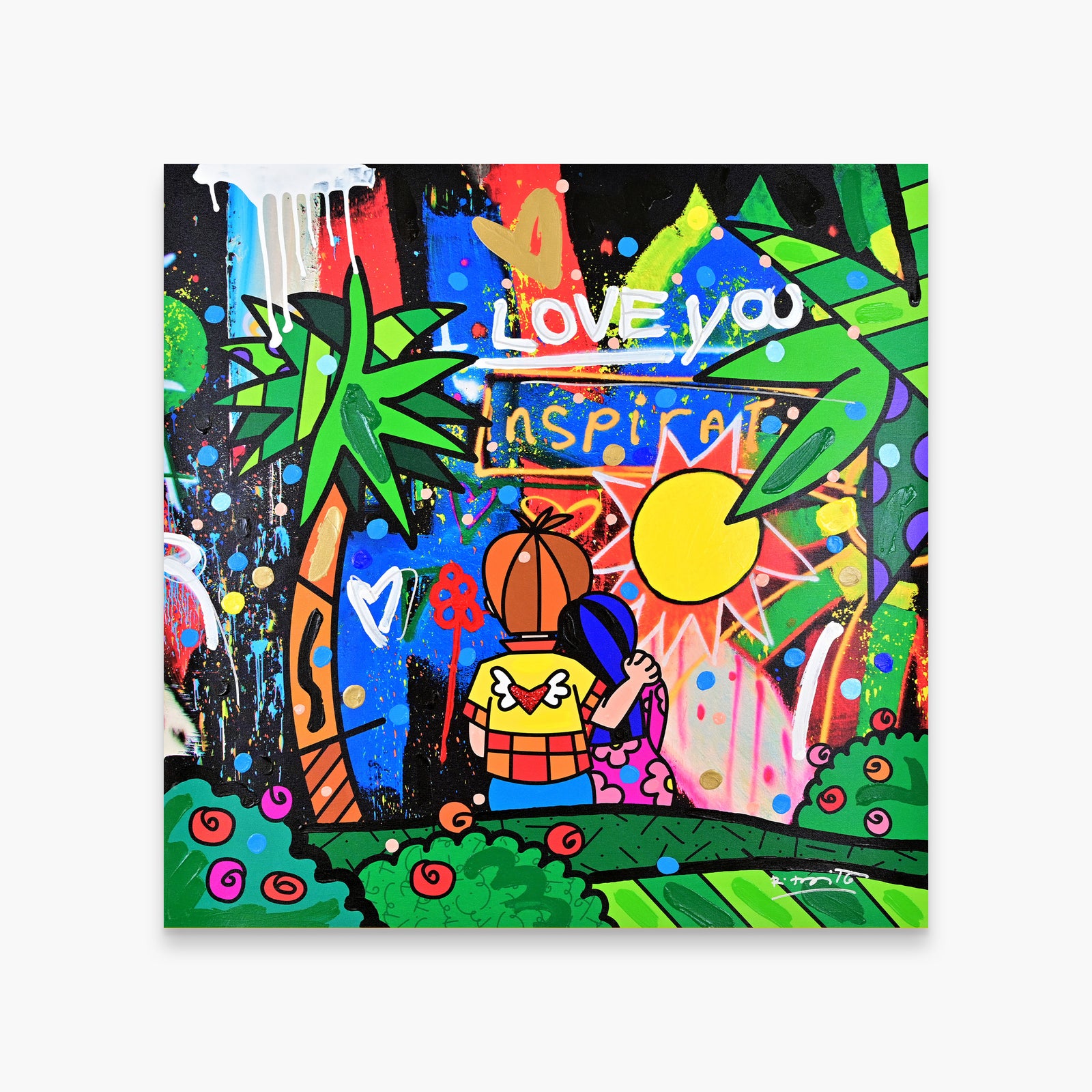 You Are My Sunshine - Mixed Media Original