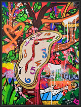 TIME IS RELATIVE -  Mixed Media Original