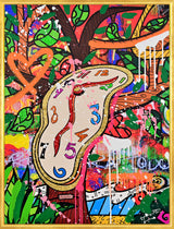 TIME IS RELATIVE -  Mixed Media Original