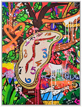 TIME IS RELATIVE -  Mixed Media Original
