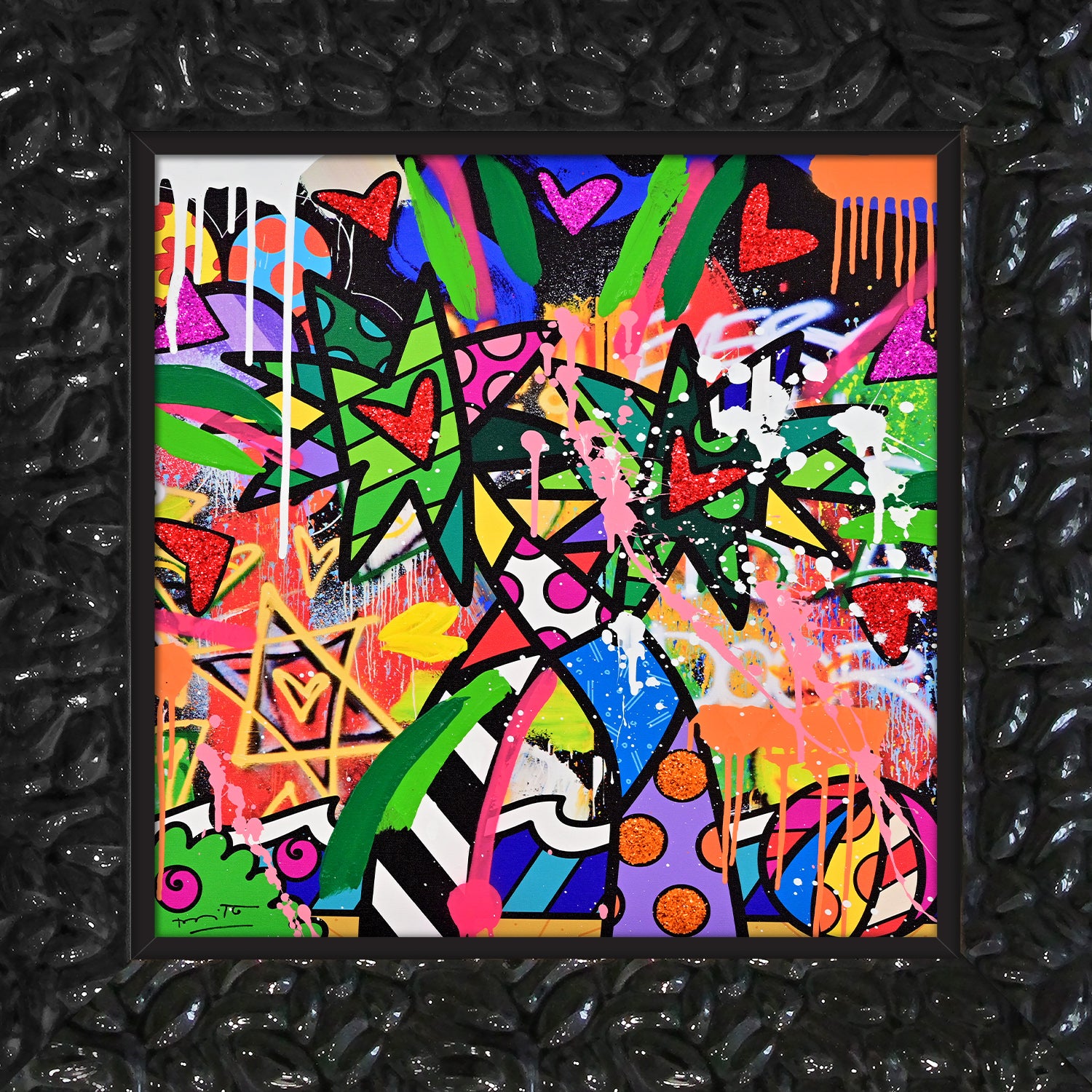 Miami Vibes - Mixed Media Original