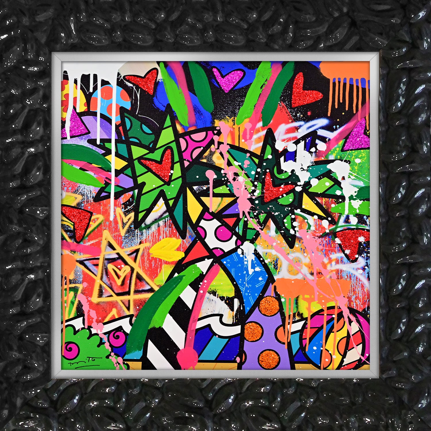 Miami Vibes - Mixed Media Original