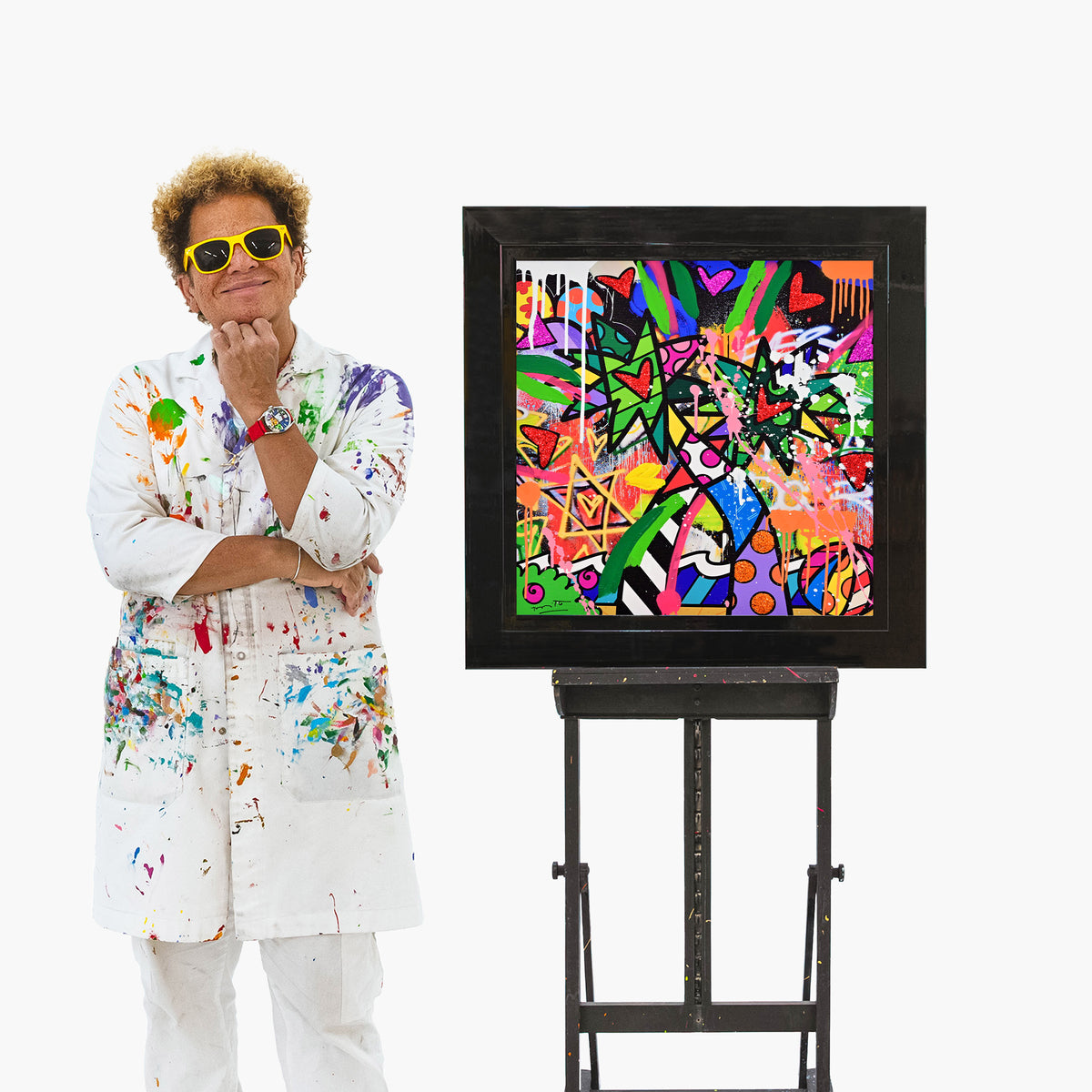 Miami Vibes - Mixed Media Original