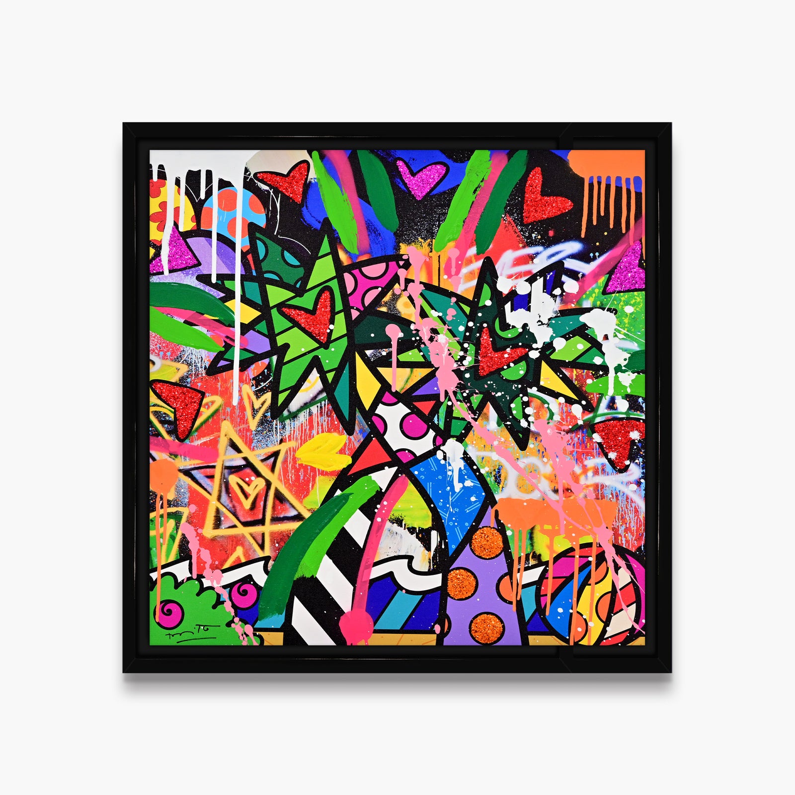 Miami Vibes - Mixed Media Original
