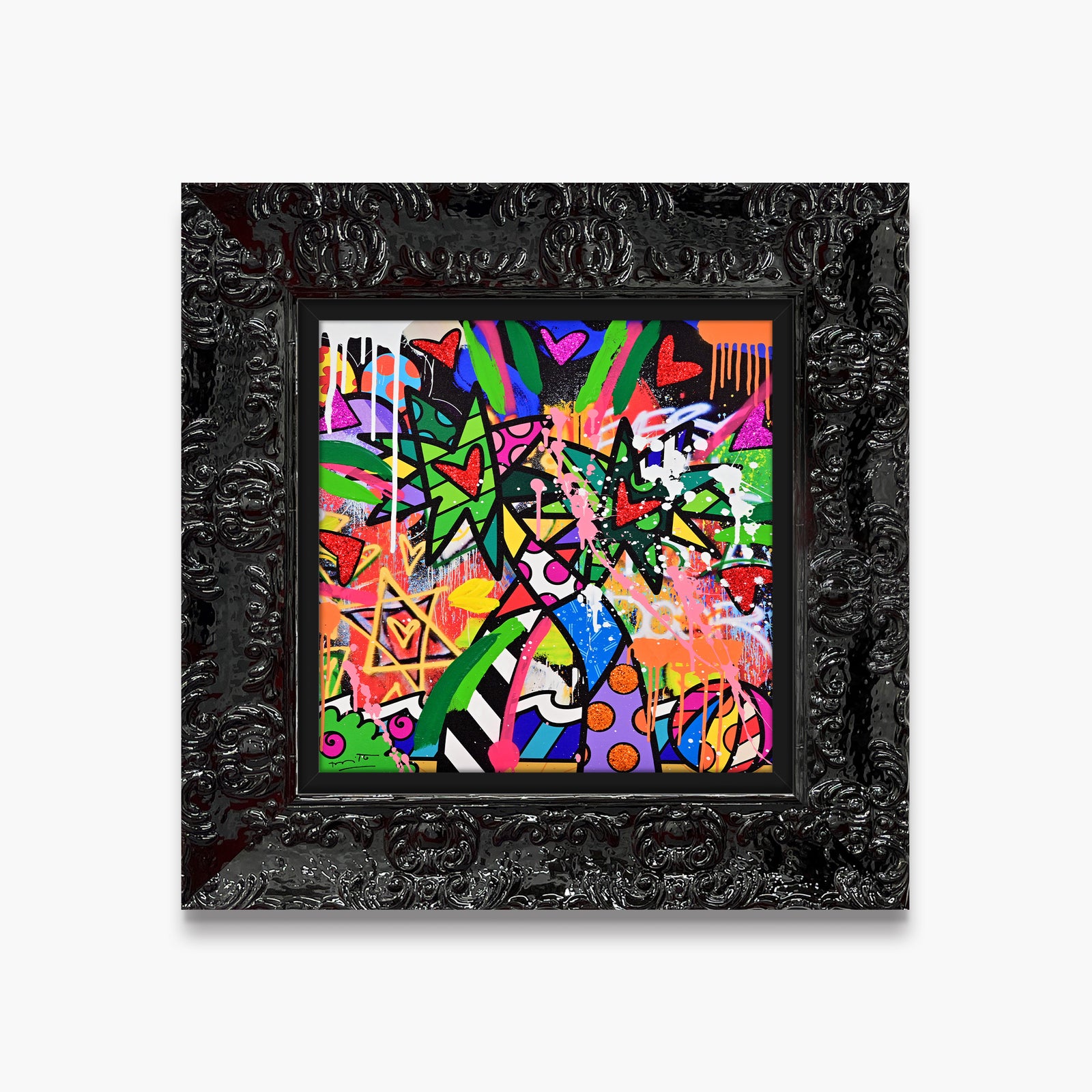 Miami Vibes - Mixed Media Original
