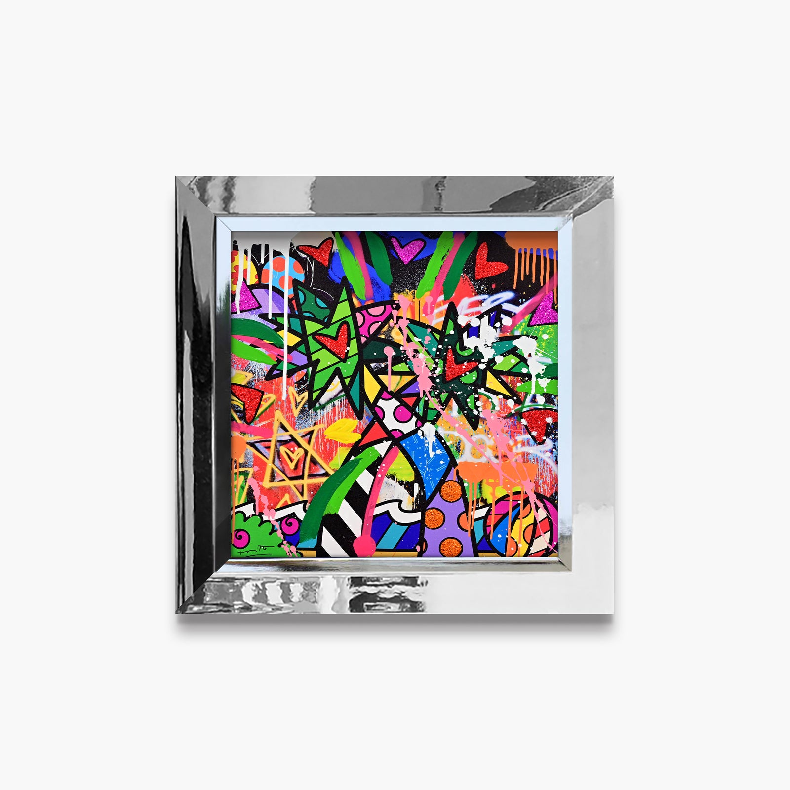 Miami Vibes - Mixed Media Original