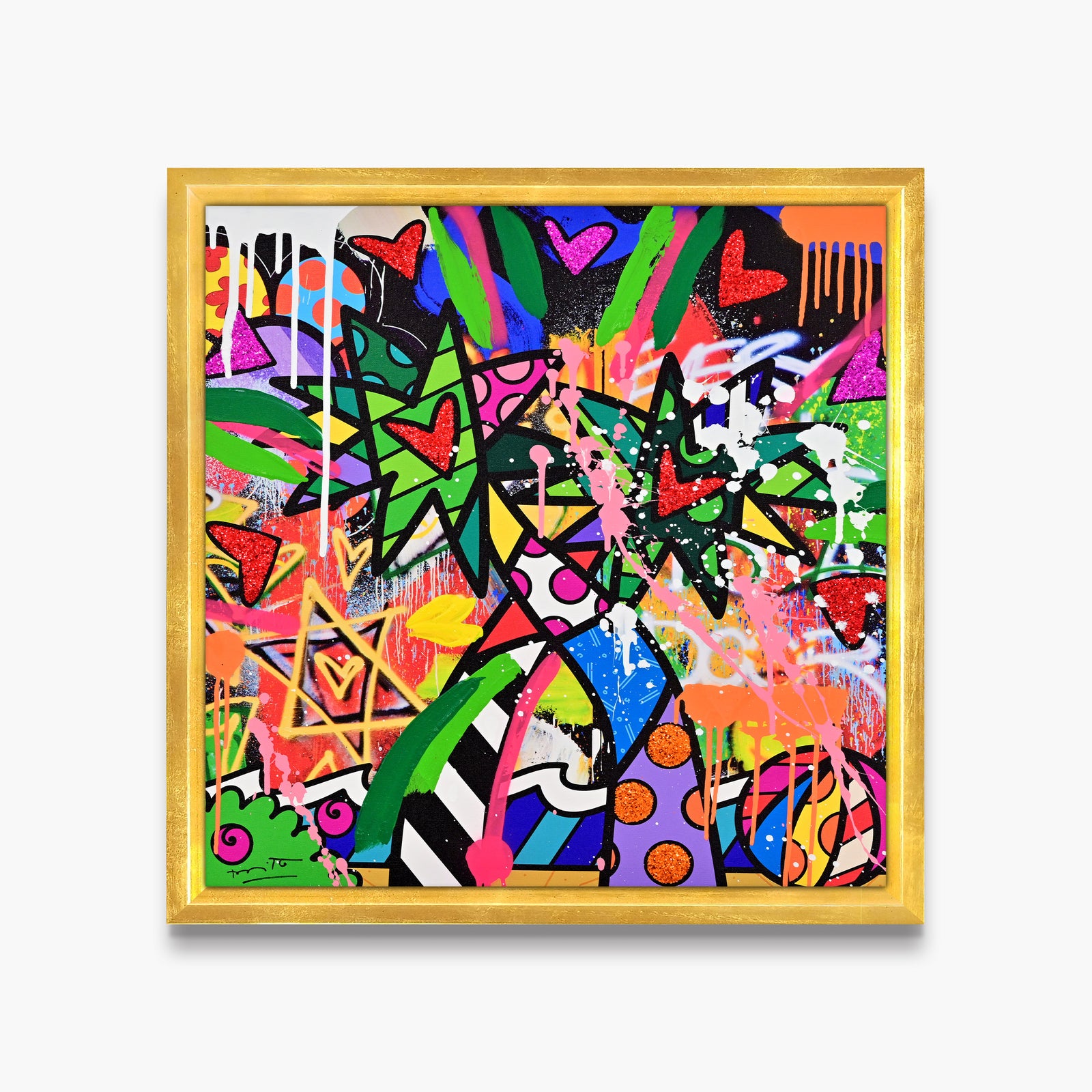 Miami Vibes - Mixed Media Original