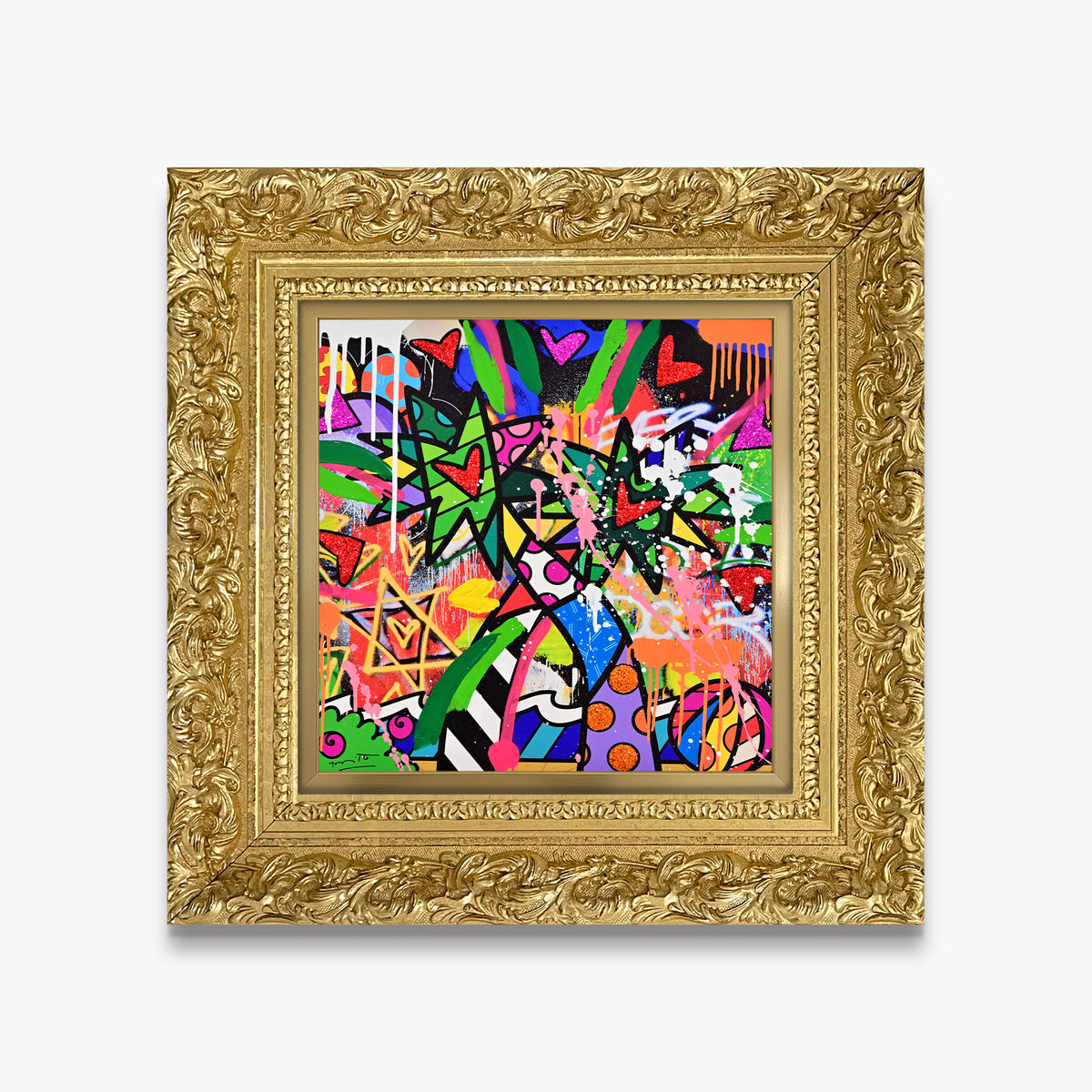 Miami Vibes - Mixed Media Original
