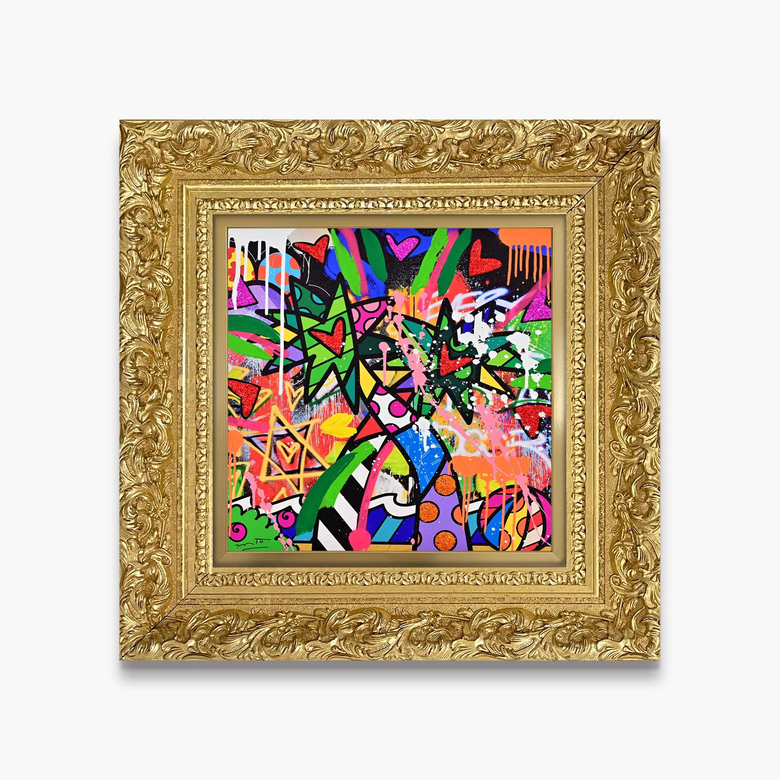 Miami Vibes - Mixed Media Original