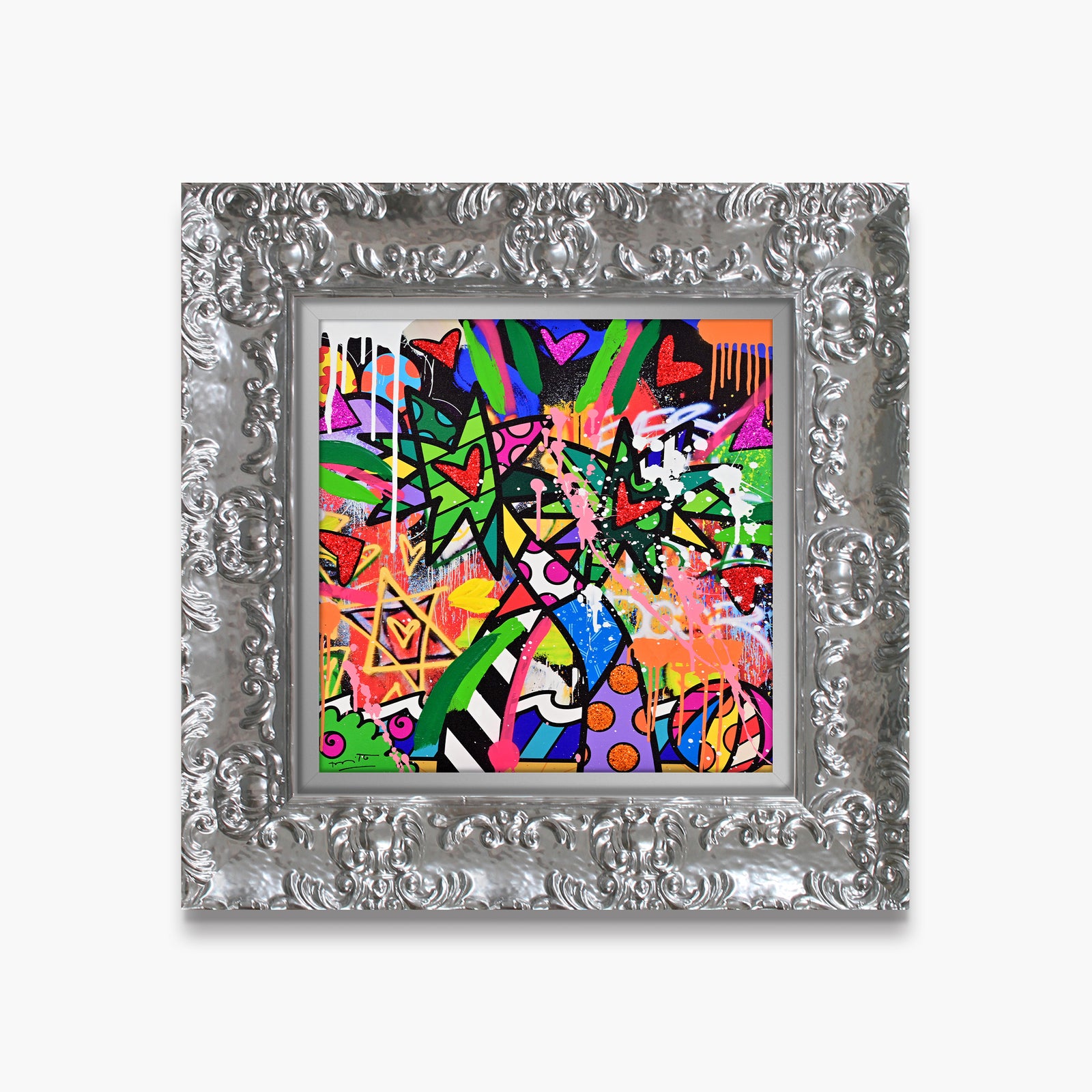 Miami Vibes - Mixed Media Original
