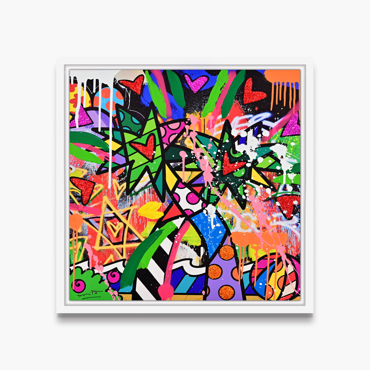 Miami Vibes - Mixed Media Original