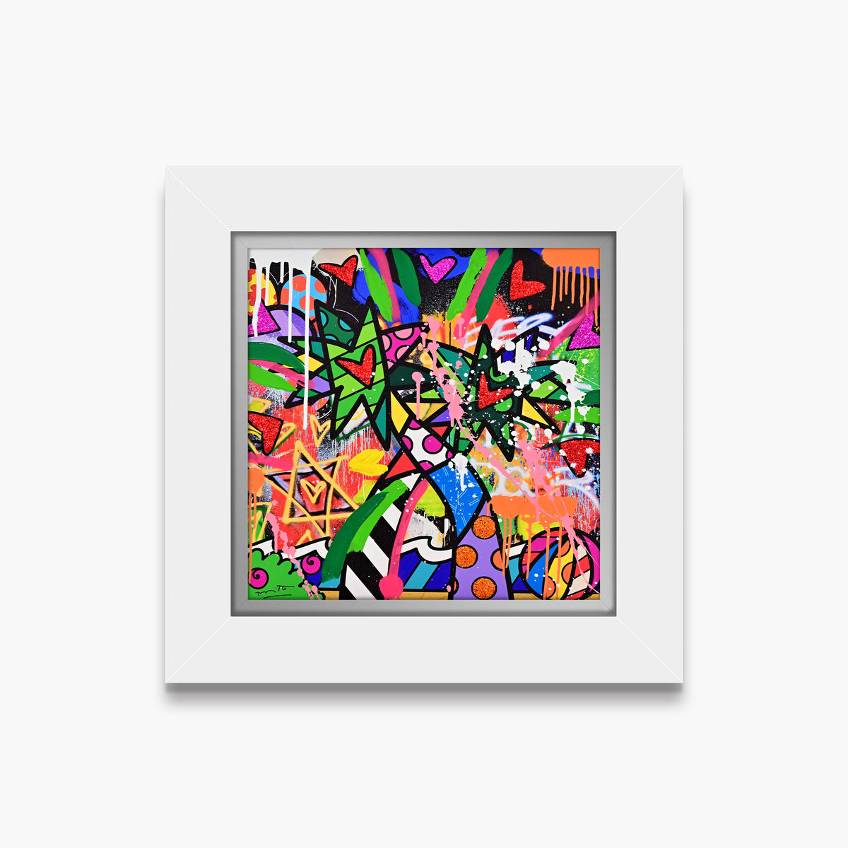 Miami Vibes - Mixed Media Original