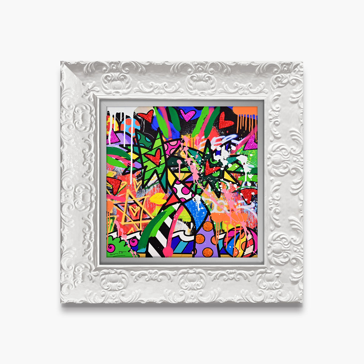 Miami Vibes - Mixed Media Original