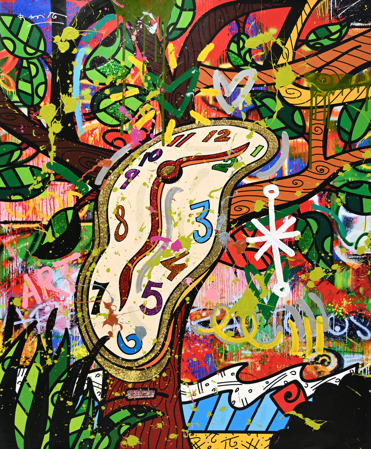 Time Is Relative - Mixed Media Original