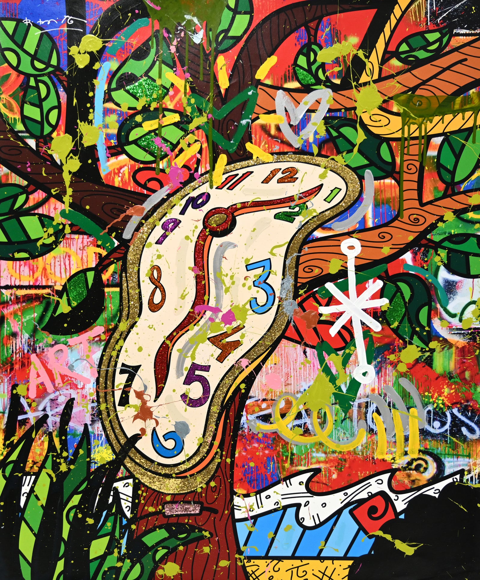 Time Is Relative - Mixed Media Original