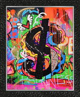 SHOW ME THE MONEY - Mixed Media Original