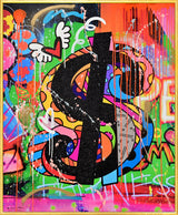 SHOW ME THE MONEY - Mixed Media Original