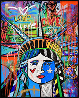 LOVE FOR FREEDOM - Mixed Media Original