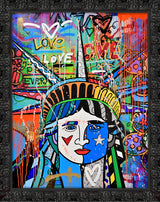 LOVE FOR FREEDOM - Mixed Media Original