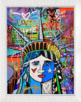 LOVE FOR FREEDOM - Mixed Media Original